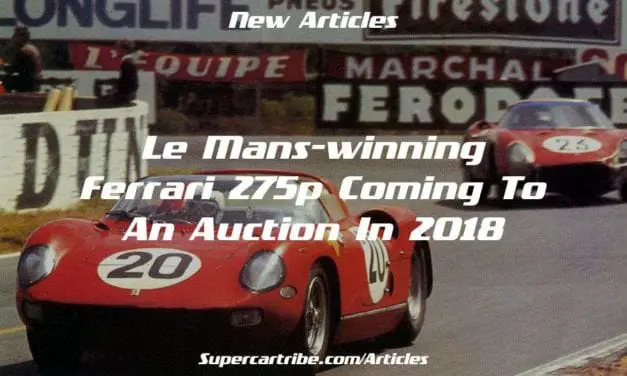 Le Mans-winning Ferrari 275P coming to an auction in 2018