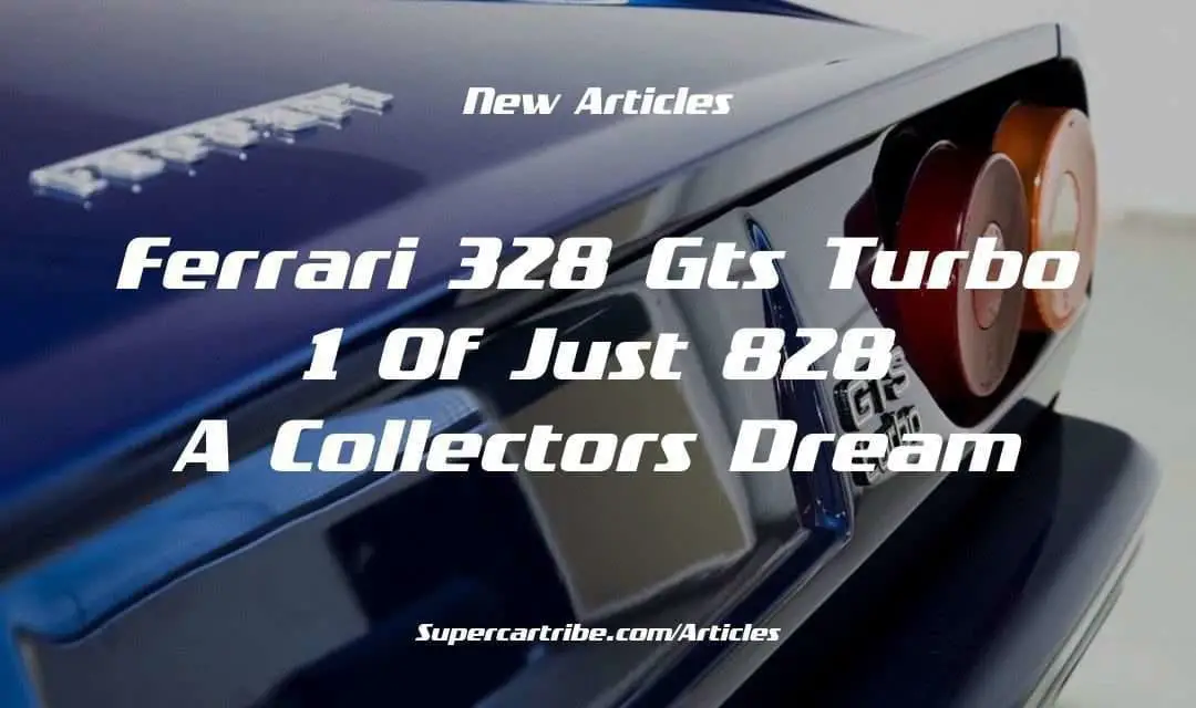 Ferrari 328 GTS Turbo – 1 of just 828 – A Collectors Dream