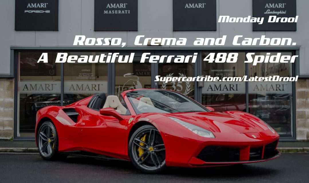 Monday Drool Rosso Crema And Carbon A Beautiful Ferrari