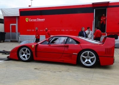 Ferrari EP12 F40LM Restoration Track Ferrarihub 0001