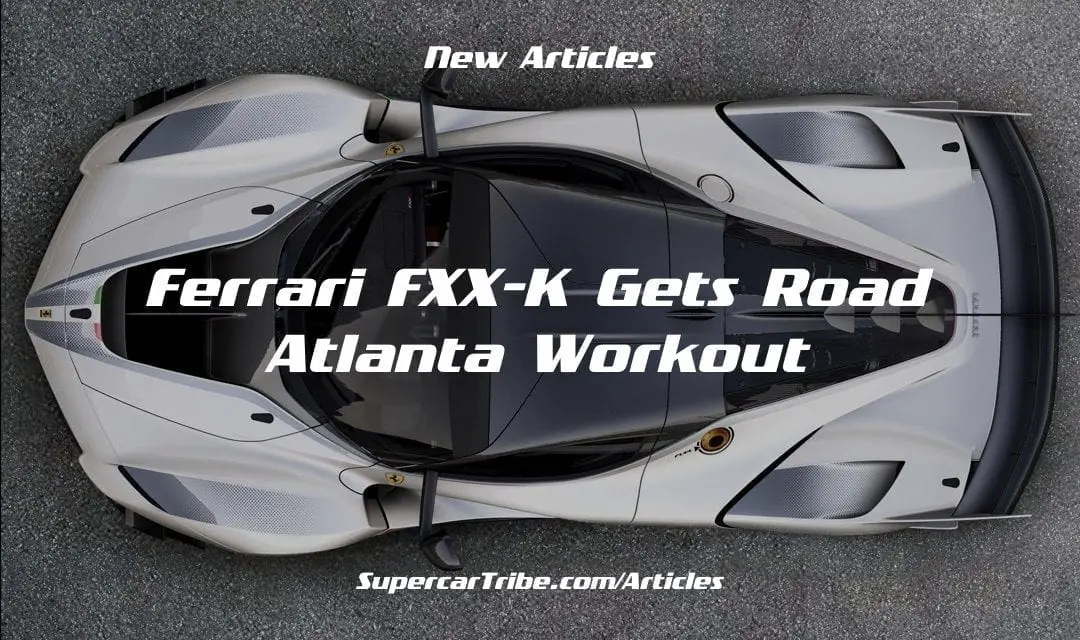 Ferrari FXX-K Gets Road Atlanta Workout