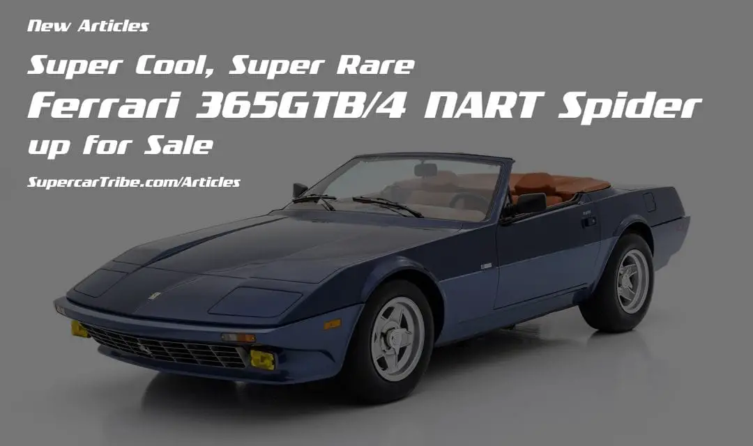 Super Cool, Super Rare Ferrari 365GTB/4 NART Spider up for Sale