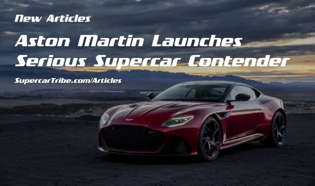 Aston Martin Launches Serious Supercar Contender