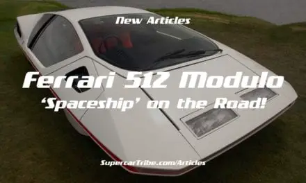 Ferrari 512 Modulo ‘Spaceship’ on the Road!
