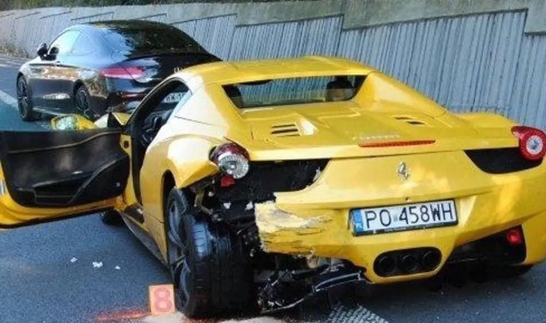 Innocent Motorist dies after Porsche and Ferrari crash in Slovakia