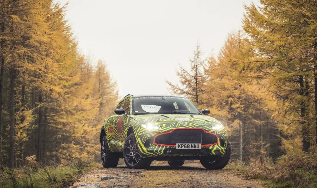 Aston Martin DBX SUV Begins Testing