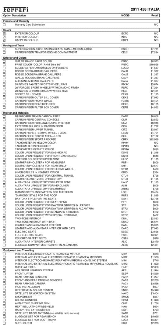 Ferrari 458 Buyers Guide Price Performance Problems