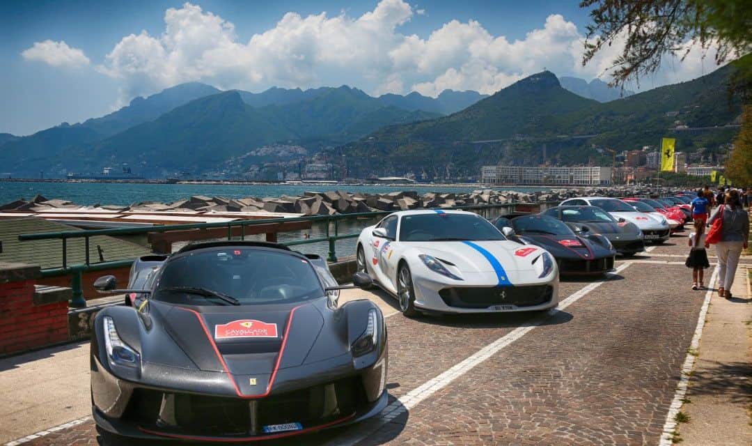 Stunning Ferrari Cavalcade Crosses Italy to Capri