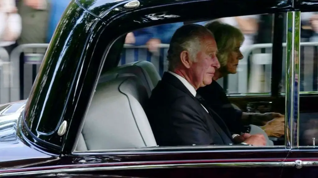 King Charles III and His Two of Two Bentley State Limousines